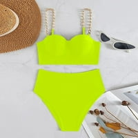 Ženske odjeće za plažu Bikini setovi plitke kupaćih kostimi s plihovima kupaćih kostimi s kupaćim kostimima