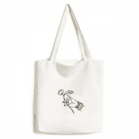 Lotus cvijet čista obična meditacija taja platnene torbe s kupovinom ulice casual torba