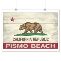 Plaža Pismo, Kalifornija, Rustikalna državna zastava