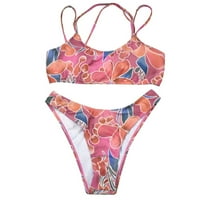 Ženski kupaći kostimi Dame dva kupaće kostim ispisanim kostim kupaći kostimi za kupaće kostimu Bikinis