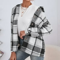 Duge jakne za žensku ženu prsluk jakna Ženska modna jesen i zima novi rever Jednokrevetni kaput od vunene
