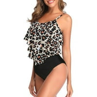 B91XZ Womens Plus Size kupaći kostim kupaćim kostima Split Split Womens Dva struka Bikini kupaći kostim