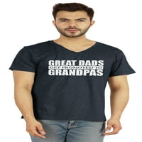 Mastionica muške majice za odlične tateke prepušteni su u slovo od ispisanog deda za prvi put djed