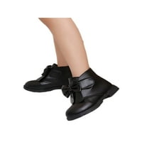 Zodanni Girl Comfort Anket Boots School Slatki slatki luk Zimske tople cipele Newlip Lagan magnetsko