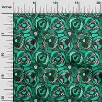 Onuoone Georgette viskozsko more Zelena tkanina Sažetak Oprema za opskrbu Ispiši šivanje tkanine sa dvorištem širom