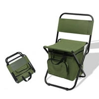 Kamp suštinski klirens -Our Sklopiva stolica sa hladnjakom Kompaktna ribolovna stolica za pecanje sa