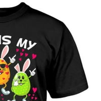 Ovo je moja majica za uskrsnu pidžamu grafički kratki rukav Crewneck Bunny Gnomes Uskršnja jaja Ispiši