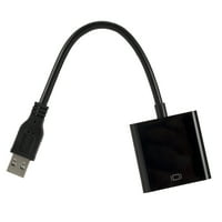 Grofry USB 3. do 1080p VGA vanjska grafička kartica za video pretvarač za Win7 8 10, USB 3. do VGA adaptera kabla