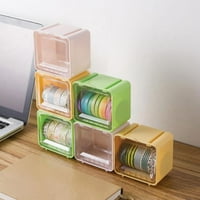 Xinyu kutije za odlaganje trake izdržljivo prikladno plastični prozirni poklopac vidljivo spremište za pragu BO za ured