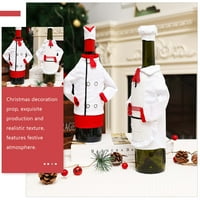 Frcolor boce torbe za poklopce pokriva torbu poklon šampanjčev kuhac zamotavanje diplomiranih boca Pribor haljina božićna rukavica rukava