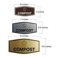 Fancy Compost znak - Veliki