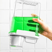 Kontejner za prašak za pranje nagnuta za dopunu za dopunu ustima Prozirna ručka za podizanje kupaonica