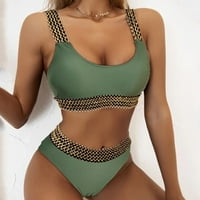 Forestyashe bikinis za žene kupaćih kostima za bandeau zavoj bikini set push up brazilski kupaći kostimi