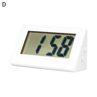 Bcloud Electronic Clock Samoljepljivi mini LCD ekran Veliki tablica zaslona Dashboard Desk digitalni sat za kućni stil d jedna veličina