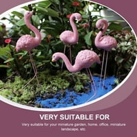 Postrojenje za hemotonske ulice simulirane flamingo dekorske ukrase za životinje