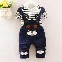 Sdjma Toddler Kids Baby Boys Djevojke Print TOPS + Hlače kombinezon set odjeće