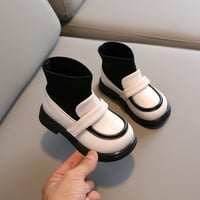 Simplmasygeni Boys Girls Cipele Toddler Mekane dne cipele Baby Clearence Boot Slatka moda Britanska stila Neklizajuća čarape
