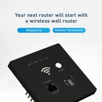 WiFi bežični WiFi ruter AP pristupna tačka WiFi ruter USB utičnica za punjenje Zidni Wi-Fi AP usmjerivač sa WPS enkripcijom