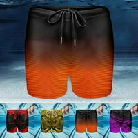 Muškarci Summer Swim Shorts Svi kupaći kostimi Plivanje Torbe Donje rublje Boxer Gants Crveno 3xl