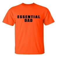 Očev dan esencijalni tata kratkih rukava majica-narandža-xl
