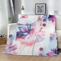 Flannel Larbed pokrivač premium flanel plišani lagani udobni krevet pokrivač pokrivači za zimu