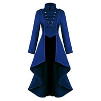 Izlasci vrhovi za žene Žene Gothic Steampunk gumba Čipka Corset Halloween kostim kaput za kaput za vrata