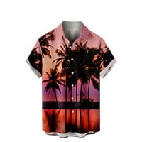 Muške labave košulje sa džepnim popustom Havajska dugmeta na plaži Prodaja odjeća modni ljetni tropsko