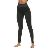 Ženski visoki struk Brze suho vježbanje tajice Slim udobnog podizanja guza Skinny obrezane joge hlače