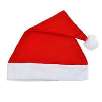 Yubnlvae šeširi za odrasle Unise odrasli Crveni kape Santa Novelty Hat za božićnu zabavu Bejzbol kapu