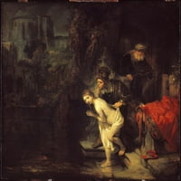 16 X13 Poster o kvalitetu likovnog umjetnosti: Susanna i starijes Rembrandt