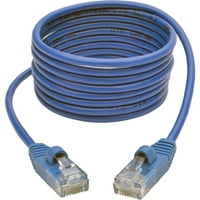 Tripp Lite CAT5E MHz Snagless oblikovani tanki Ethernet kabel plavi ft
