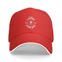 CEPTEN MENS & Women's Street Style jedinstveni otisak sa lagunom logotipom kompanije Podesiva bejzbol kapa crvena