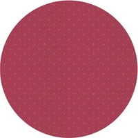 Ahgly Company u zatvorenom okruglom uzorkovima Crimson Crvena područja tepiha, 3 '