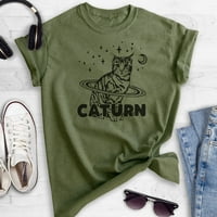 Majica sa majicom, unise ženska muska majica, majica mačka, majica mače, mačka za ljubitelje mače, mačka, heather vojna zelena, mala