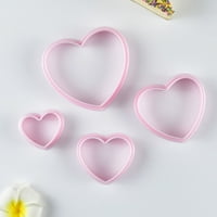 ✪ Novi proizvod Love COOKiE rezači od plastike u obliku srca pečeći gadgeti Fondant Tvrtke glineni kalupi