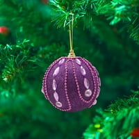 Virmaxy prodaja Božićna bušilica blistava bales kugla xmas božićni ukras Ornamenta privjesak Božićni ukrasi zlato