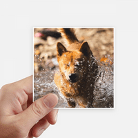 Japanski pas slatka fotografija fotografija naljepnica za naljepnice vodootporne naljepnice pozadina