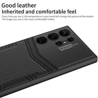 Kompatibilan sa Samsung Galaxy S Ultra SLUX Luksuzno poslovna koža otporna na zaštitu od udara
