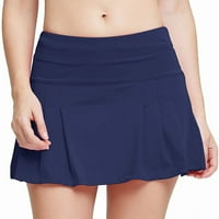 Yubatuo kratke hlače za žensku modnu elastičnost Ventilacija casual solidne boje Sportski tenis kratke hlače