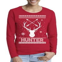 Awkward Styles Xmas Hunter ružni božićni džemper majica dugih rukava za žene