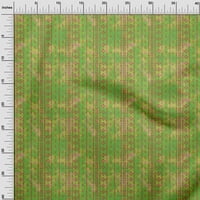 Onuone poliester Lycra Light Zelena tkanina Batik Šivaći materijal Ispisuje tkaninu sa dvorištima