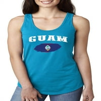 Normalno je dosadno - ženski trkački rezervoar, do žena veličine 2xl - Guam zastava