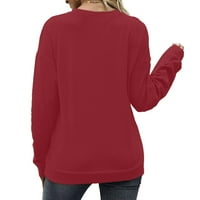 Ketyyh-Chn Plus Veličine Veličine za žene TrackSit sa patentnim zatvaračem kaputa sa džemperom lupe