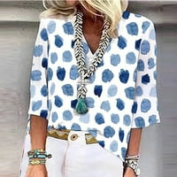 Ženski ljetni casual vrhovi okrugli vrat Soft kratkih rukava vrši osnovnu bluzu majice