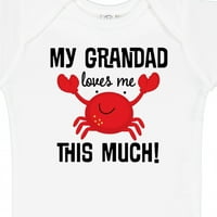 Inktastic Grand voli me unuke Crab poklon baby boy ili baby girl bodysuit