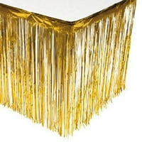Suknja za stolu zlatne fringe