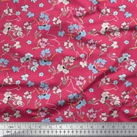 Soimoi Rayon tkanina umjetnička cvjetna tiskana tkanina od dvorišta široka