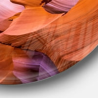 Dizajner Art 'Antelope Canyon Sandstone Waves' Fotografski otisak na metalu