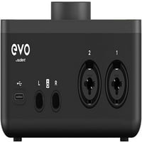 Audient Evo desktop USB Type-C audio sučelje sa stereo slušalicama od prekomjernog uha i XLR MIC kabl