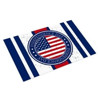Jednostavna podna mat američka zastava Dan nezavisnosti Zastava Prostirač vrata Štamparina u kući dnevni boravak Kupaonica Ne klizaljka